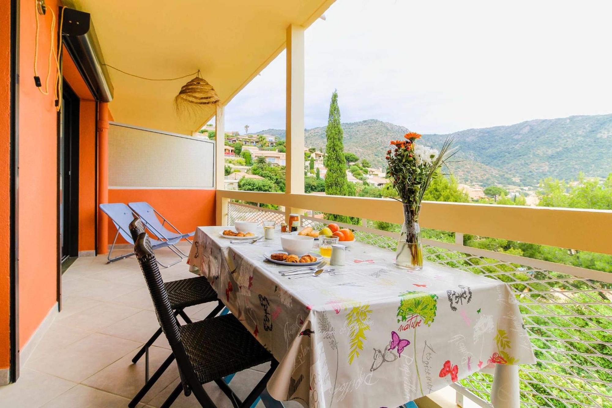 Select'Sohome - Appartement Pour 4 Personnes Avec Vue Mer A Saint-Clair ! - Zadig Le Lavandou Kültér fotó